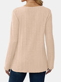 MQTIME  -  V-Neck Long Sleeve T-Shirt