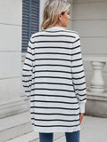 MQTIME  -  Open Front Long Sleeve Cardigan