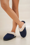 MQTIME  -  Thermal Faux Fur Round Toe Slippers