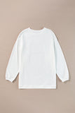 MQTIME  -  Valentine’s Day Glitter Heart Corded Sweatshirt