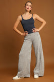 MQTIME  -  Elastic Waist Wide Leg Pants