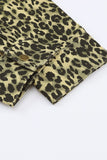MQTIME  -  High-Low Leopard Snap Down Shacket