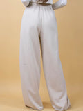 MQTIME  -  Elastic Waist Wide Leg Pants