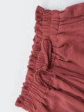 MQTIME  -  Perfee Frill Tied Wide Leg Pants