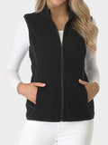 MQTIME  -  Zip Up Turtleneck Vest with Pockets