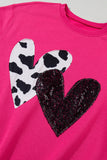 MQTIME  -  Heart Patch Long Sleeve Sweatshirt