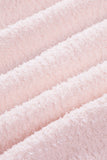 MQTIME  -  Button Detail Mock Neck Long Sleeve Sweater