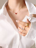 MQTIME  -    Steel Heart Necklace