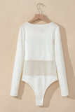 MQTIME  -  Round Neck Long Sleeve Bodysuit