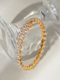 MQTIME  -   Stainless Steel Inlaid Zircon Bracelet