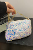 MQTIME  -  Sequin Removable Strap Shoulder Bag