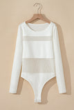 MQTIME  -  Round Neck Long Sleeve Bodysuit