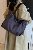 MQTIME  -  Polyester Bow Polka Dot Tote Bag