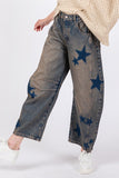 MQTIME  -  SAGE + FIG Star Wide Leg Jeans with Pockets