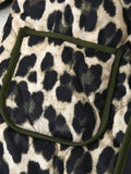 MQTIME  -  Leopard Open Front Long Sleeve Outerwear