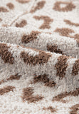 MQTIME  -  Leopard Half Zip Long Sleeve Sweater