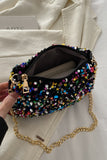 MQTIME  -  Sequin Removable Strap Shoulder Bag