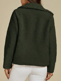 MQTIME  -   Zip Up Long Sleeve Plush Jacket