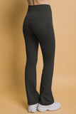 MQTIME  -  Love Tree High Waist Flare Active Leggings with Side Pockets