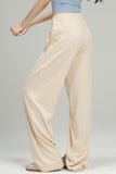 MQTIME  -  Basic Bae Drawstring Wide Leg Pants with Pockets