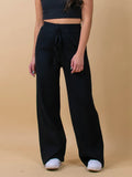 MQTIME  -  Ribbed Wide Leg Sweater Pants