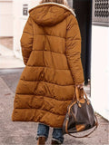 MQTIME  -  Plus Size Zip Up Sherpa Hooded Coat