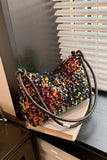 MQTIME  -  Sequin Double Strap Shoulder Bag