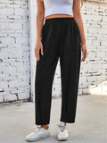 MQTIME  -  Lovelet Drawstring Pants with Pockets