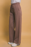 MQTIME  -  Love Tree Drawstring Wide Leg Sweatpants with Pockets