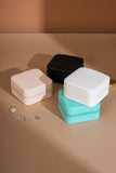 MQTIME  -  PU Leather Square Jewelry Box