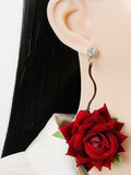 MQTIME  -  Rose Dangle Earrings