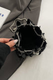 MQTIME  -  Drawstring Sequin Crossbody Bag
