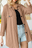 MQTIME  -  Button Up Drop Shoulder Jacket