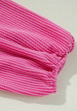 MQTIME  -  Corded Johnny Collar Long Sleeve Babydoll Blouse