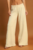 MQTIME  -  Elastic Waist Wide Leg Pants