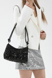 MQTIME  -  Sequin Double Strap Shoulder Bag