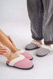 MQTIME  -  Thermal Faux Fur Round Toe Slippers