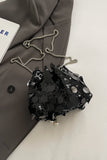 MQTIME  -  Drawstring Sequin Crossbody Bag