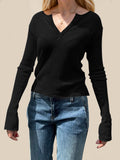 MQTIME  -  Devine Quarter Button Long Sleeve T-Shirt