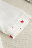 MQTIME  -  Basic Bae Heart Collared Neck Button Down Top and Shorts Set