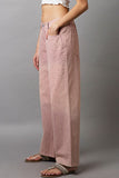 MQTIME  -  Embellishments Gradient Wide Leg Pants