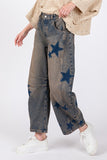 MQTIME  -  SAGE + FIG Star Wide Leg Jeans with Pockets