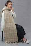 MQTIME  -  Fringe Plaid Thermal Scarf