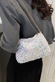 MQTIME  -  Sequin Removable Strap Shoulder Bag