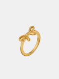 MQTIME  -   Stainless Steel Bow Ring