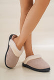 MQTIME  -  Thermal Faux Fur Round Toe Slippers
