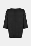 MQTIME  -  V-Neck Three-Quarter Sleeve Knit Top