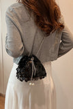 MQTIME  -  Drawstring Sequin Crossbody Bag