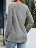 MQTIME  -  V-Neck Long Sleeve T-Shirt
