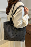 MQTIME  -  Bow Trim Polyester Tote Bag